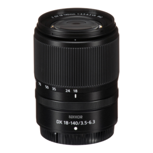 Nikon NIKKOR Z DX 18–140mm f/3.5–6.3 VR zoom lens