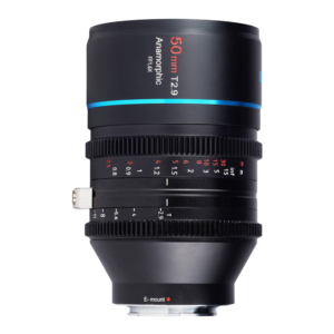 Sirui 50mm T2.9 full-frame 1.6x anamorphic lens for Sony E-mount