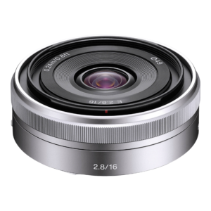 Sony E 16mm f/2.8 pancake lens