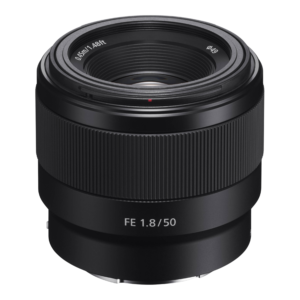 Sony FE 50mm f/1.8 prime lens